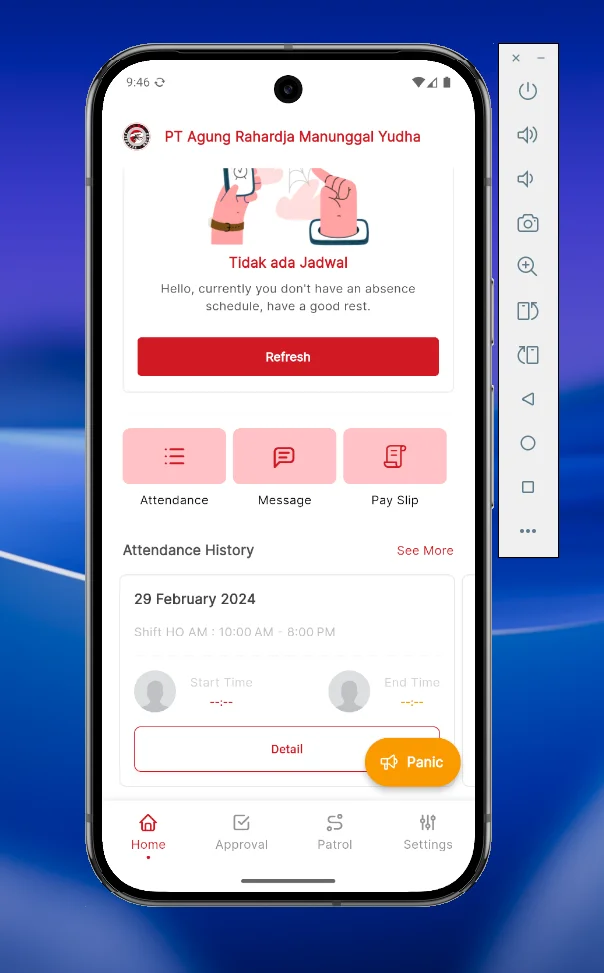 Home - Attendance History